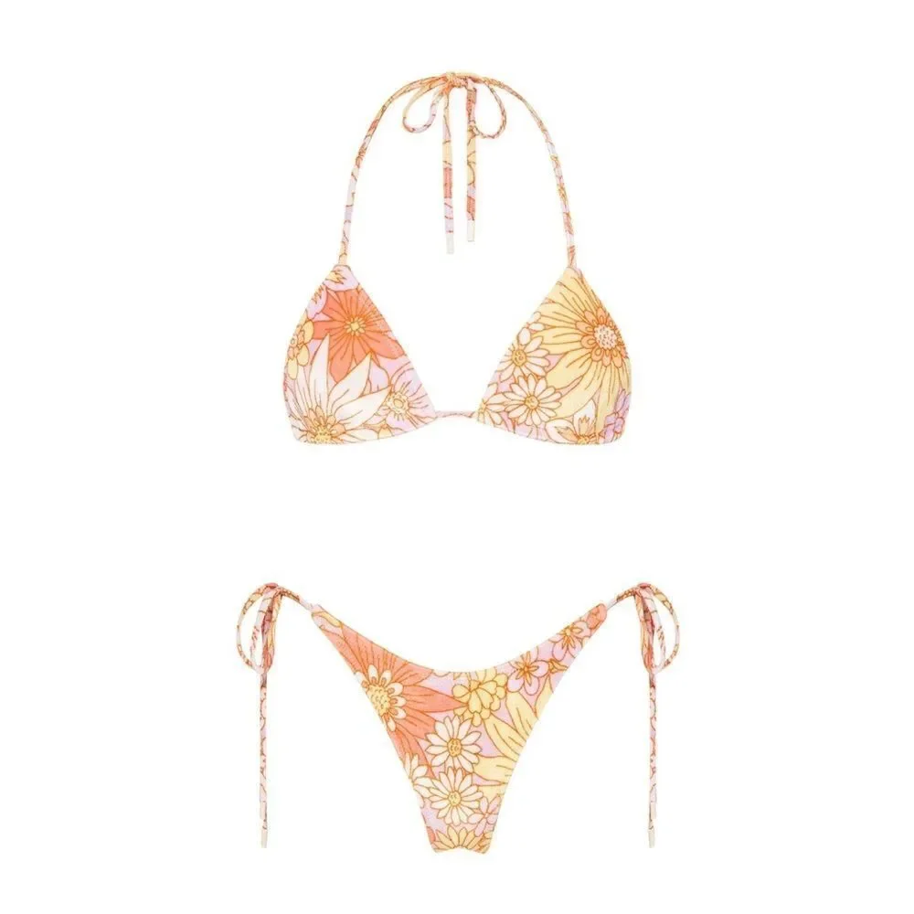 TRIANGL VINCA - LILA BIKINI + BAG NWT